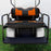 SEAT-415BO-R, RHOX Rhino Aluminum Seat Kit, Rally Black/Orange, E-Z-Go TXT