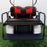 SEAT-415BR-R, RHOX Rhino Aluminum Seat Kit, Rally Black/Red, E-Z-Go TXT