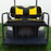 SEAT-435BY-R, RHOX Rhino Aluminum Seat Kit, Rally Black/Yellow, Club Car Precedent