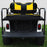 SEAT-465BY-R, RHOX Rhino Aluminum Seat Kit, Rally Black/Yellow, E-Z-Go RXV