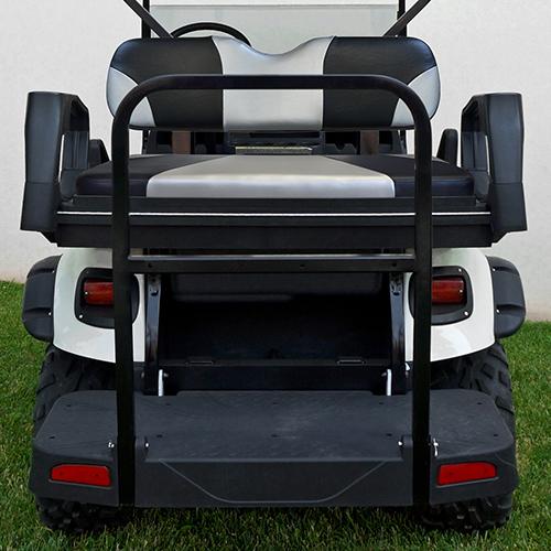 SEAT-511BS-S, RHOX Rhino Seat Kit, Sport Black/Silver, E-Z-Go TXT
