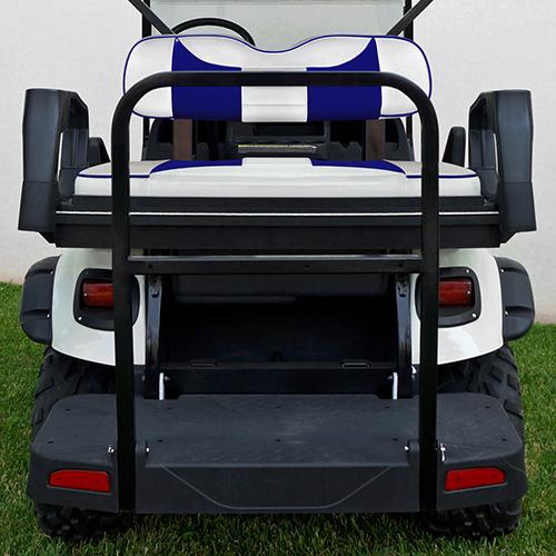SEAT-511WBL-R, RHOX Rhino Seat Kit, Rally White/Blue, E-Z-Go TXT