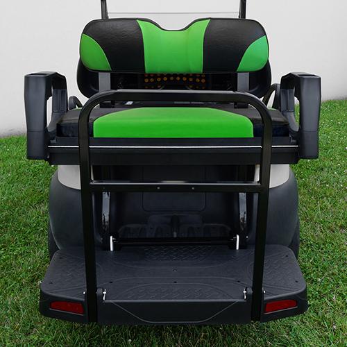 SEAT-531BG-S, RHOX Rhino Seat Kit, Sport Black/Green, Club Car Precedent