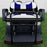 SEAT-531WBL-R, RHOX Rhino Seat Kit, Rally White/Blue, Club Car Precedent