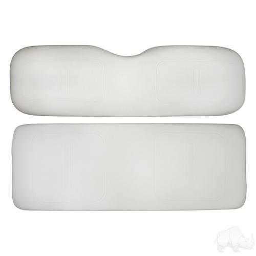 SEAT-810U-W, Cushion Set, White, Universal Board, E-Z-Go TXT 800 Series