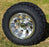 10" SILVER BULLET WHEELS/RIMS and 18"x9"-10" DOT ALL TERRAIN TIRES (Set of 4)