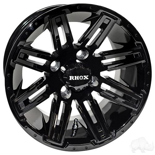 TIR-RX265-B, RHOX RX265, Gloss Black, 12x7, ET-25