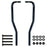TOP-0561, RHOX Top Strut Set, 500 Series Seat Kit with 88" Top, E-Z-Go RXV