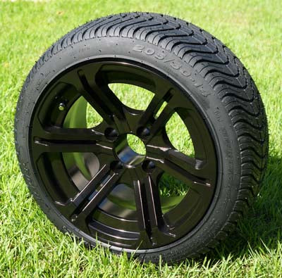 14" REAPER WHEELS and 205/30-14 DOT LOW PROFILE TIRES (SET OF 4)